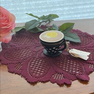 Kate Spade Tea Cup Keychain NWT